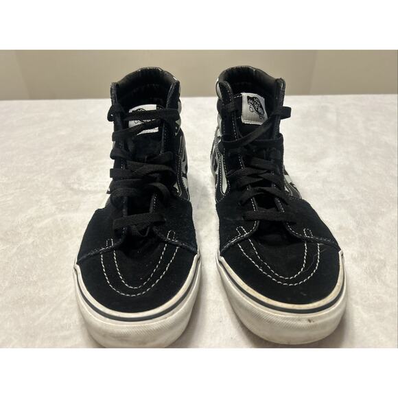 Vans SK8 Hi Men’s Size 11 Alien Ghosts Glow in the Dark Black Rare Gum Sole - Picture 3 of 9